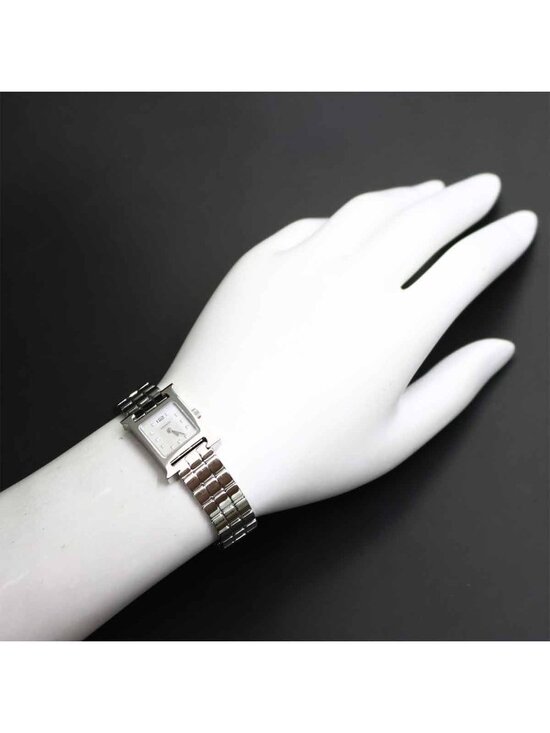 Hermes Watch Mini Hh1 110 Diamond White Shell Quartz main image 3